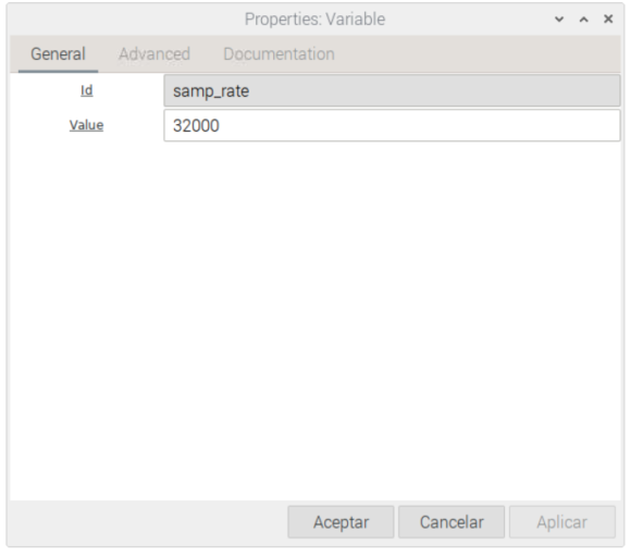 bloque variable